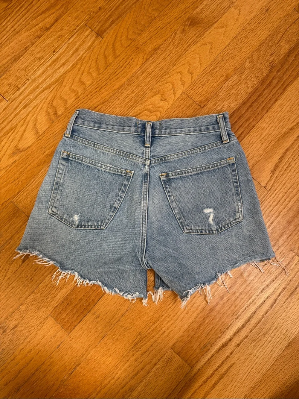 AGOLDE Parker Long Short in Swapmeet/Light Denim